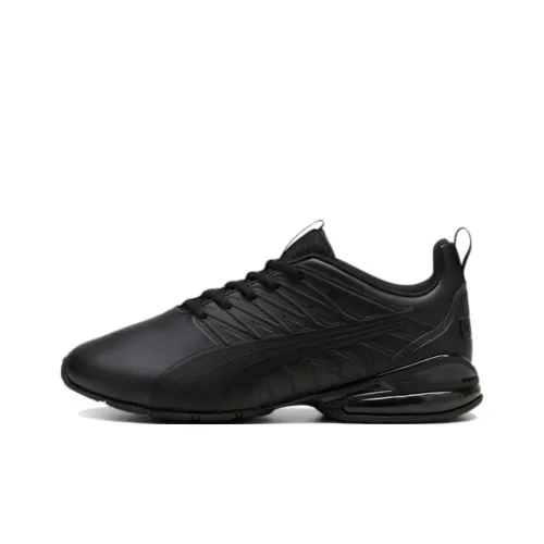 PUMA Voltaic Evo Slip-resistant Abrasion-resistant Low Top Casual Running Shoes Men's Black PUMA Voltaic Evo Противоскользящие Устойчивые к истиранию Низкий Топ Повседневные Беговые Кроссовки Мужские Черные