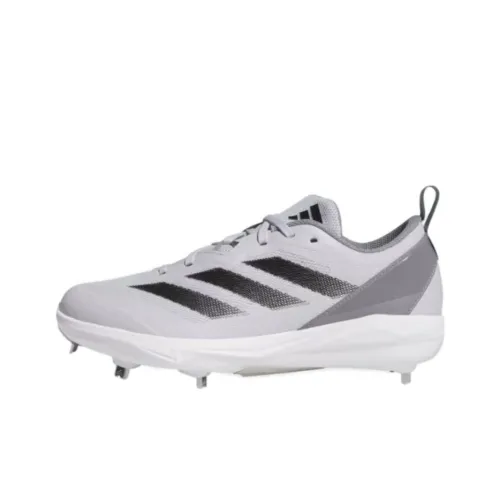 Adidas Adizero Slip Resistant Abrasion Resistant Низкий Топ Бейсбольные кроссовки Женские Серый