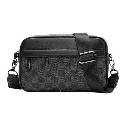 Carksky ПУ (полиуретан) Сумка через плечо Маленькая квадратная сумка Маленький рюкзак Обычный Мужской Квадратный Crazy Лошадь Кофе