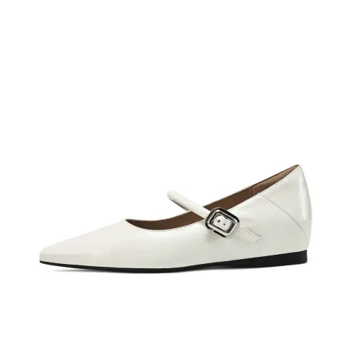 BOERDIQI Туфли Мэри Джейн с плоской подошвой 1,1 см женские