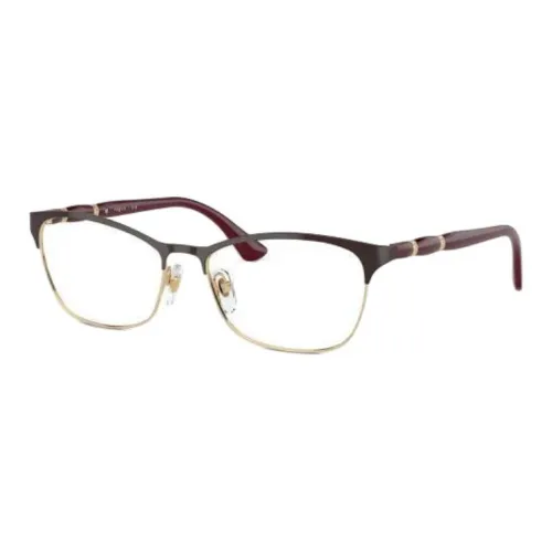 VOGUE Пластик Металл Квадрат Оправы для очков Мужской Кирпично-красный