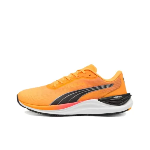 PUMA Electrify Nitro 3 противоскользящие устойчивые к истиранию низкий топ беговые кроссовки мужские оранжевые