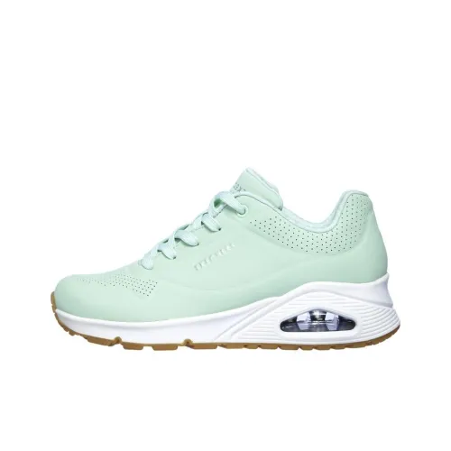 Skechers Uno Low Топ Повседневная обувь Женская Зеленая
