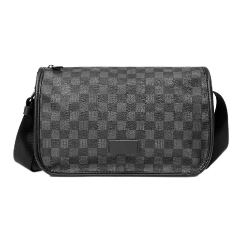 Carksky ПУ (полиуретан) Сумка через плечо Маленькая квадратная сумка Сумка через плечо Стандартная Мужская Черная Квадратная Зеленая Хаки