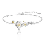 Браслет Двенадцати Цветов - Январь, Цветущая слива