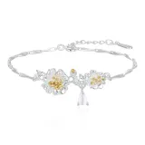 Двенадцать Богов Цветов Браслет - Апрель Пион