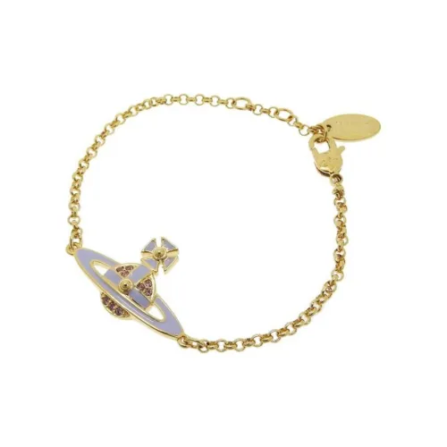 Vivienne Westwood Металл Браслеты Женские Золото Фиолетовый