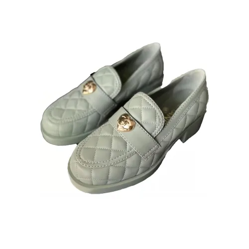 CHANEL Лоферы Синие Женские