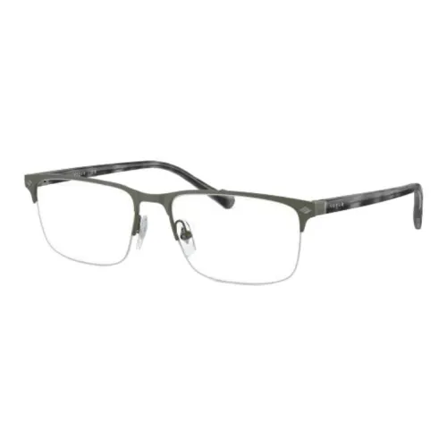 VOGUE Nylon Metal Rectangular Eyeglass Frames Men's Green VOGUE Нейлон Металл Прямоугольные Оправы для очков Мужские Зеленые