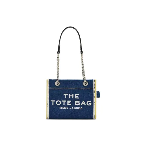 MARC JACOBS Хлопок Деним Сумка-тоут Сумка для покупок Сумка через плечо Сумка Маленькая Женская Индиго