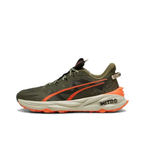 PUMA Fast Trac Nitro Slip-Resistant Low-Top Trail Running Shoes Men's Jasper