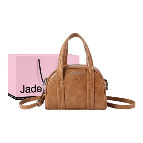 Jade En Plus Premium Texture ПУ (полиуретан) Сумка Сумка через плечо Сумка через плечо Маленькая Женская Черная Экрю Зеленая Коричневая