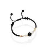 Браслет из фасоли адзуки [Черный]