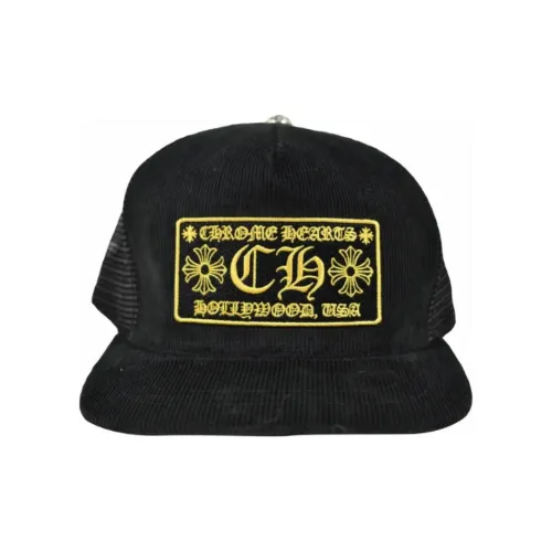 Chrome Hearts Хлопковые кепки Женские Черные