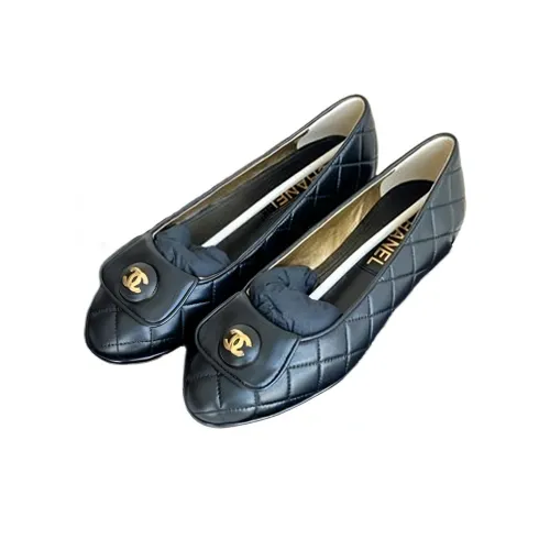 CHANEL Женские повседневные туфли, черные, женские