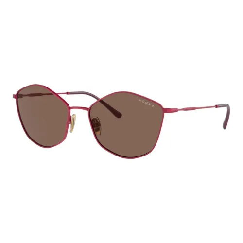 VOGUE Металл Нерегулярная форма Солнцезащитные очки Женские Красный