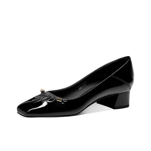 JESSICA SOPHIA French Рабочие ботинки Женские Повседневные туфли 3 см Женские Черный