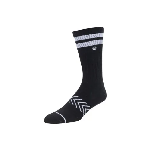 Skechers CREW SOCK 1 Пачка Черные Мужские Носки до икры MID