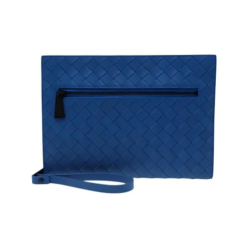 Bottega Veneta Коровья кожа Доска для ноутбука Клатч Мужской Синий