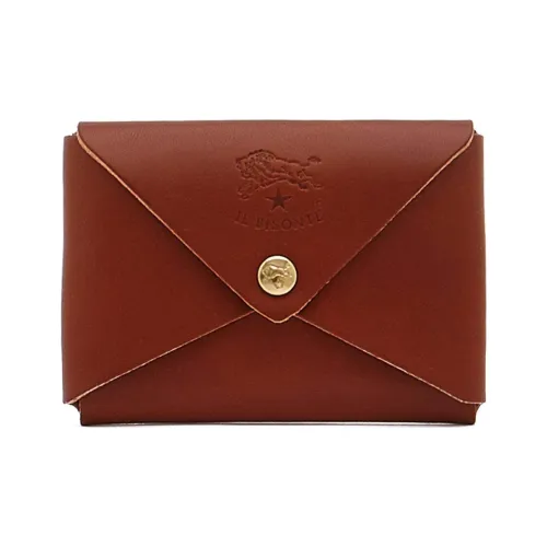 Il Bisonte Растительное дубление Коровья кожа Картхолдер Унисекс Многоцветный