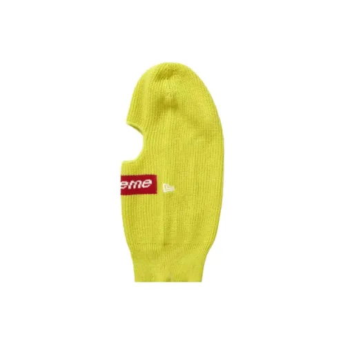 Supreme x New Era Акриловые Шапки и Кепки Мужские Желтые