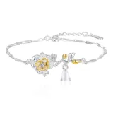 Двенадцать Богов Цветов Браслет - Октябрь Гибискус Цветы