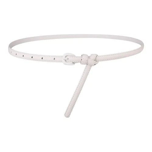 Jaylen Oos Платье Джинсы Лицевая коровья кожа Ремни Женские 1см