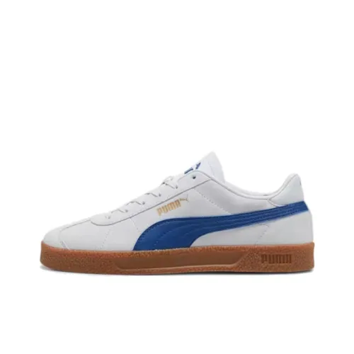 PUMA Club Low Топ Скейтборд Кроссовки Унисекс Белый Синий