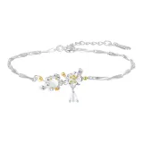 Двенадцать Богов Цветов Браслет - Сентябрь, Цветок Багряника, Цветы