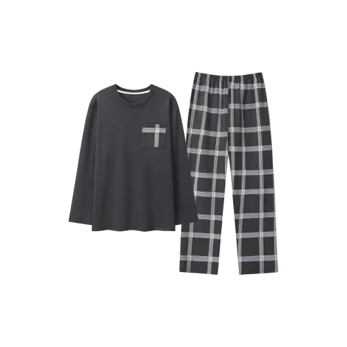 Ta Yan Серый Мужской Пижамный Комплект