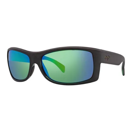 Maui Jim Прямоугольные Солнцезащитные очки Унисекс Черные