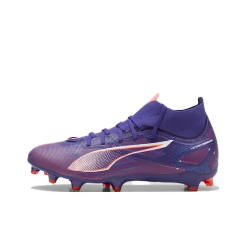 PUMA Ultra 5 AG Искусственная трава FG Твердый грунт Искусственные шипы Поддержка Легкий Футбольные бутсы Мужской Фиолетовый