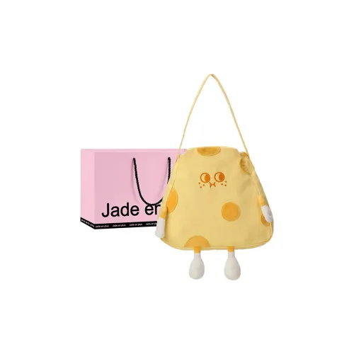 Jade En Plus Canvas Плечевая сумка Стандартная Женская Желтая