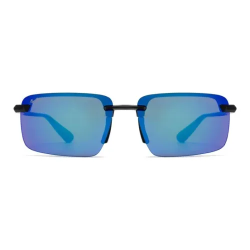 Maui Jim Ацетат Прямоугольные Солнцезащитные Очки Мужские Черные