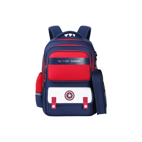 Disney Полиэстер Рюкзак Унисекс Красный Синий