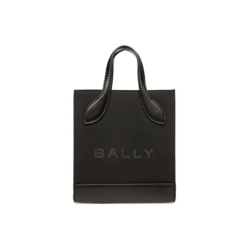 BALLY Нейлоновая сумка Tote с кожаными вставками сумка для покупок сумка через плечо сумка для женщин черная