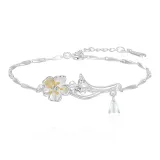 Браслет "Двенадцать Богов Цветов" - Февральский Абрикосовый Цветок