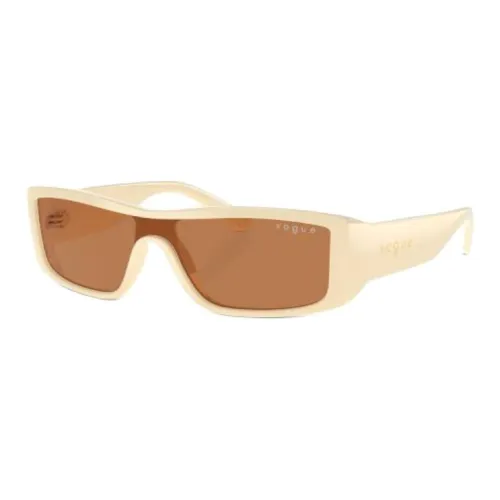 VOGUE Nylon Rectangular Sunglasses Unisex White VOGUE Нейлон Прямоугольные Солнцезащитные очки Унисекс Белый