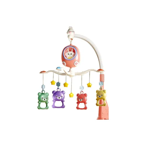 Hidicci Коляска с боковым шелестом вращающаяся образовательная с подвесными развивающими игрушками