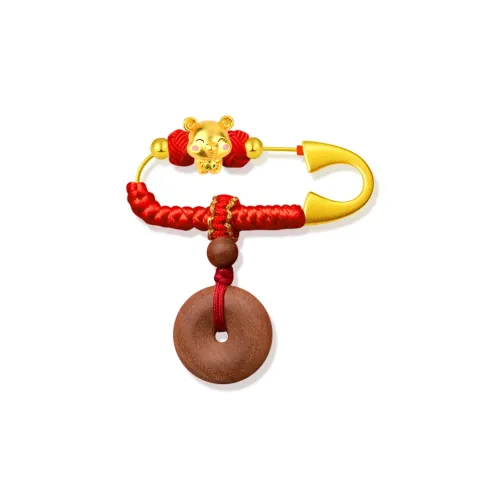 Moon Jewelry Броши из персикового дерева Унисекс