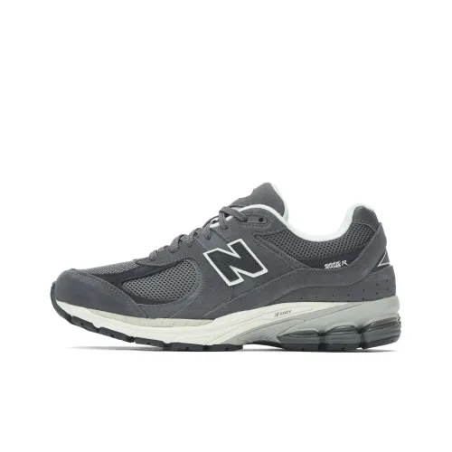 New Balance NB 2002R Амортизация Устойчивость к истиранию Дышащий Низкий Верх Беговые кроссовки Унисекс Темно-серый