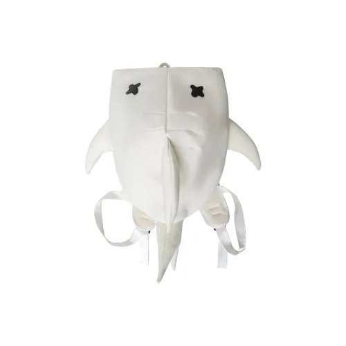 Dusen Kangaroo Нейлон Рюкзак Стандартный Унисекс Черный Белый