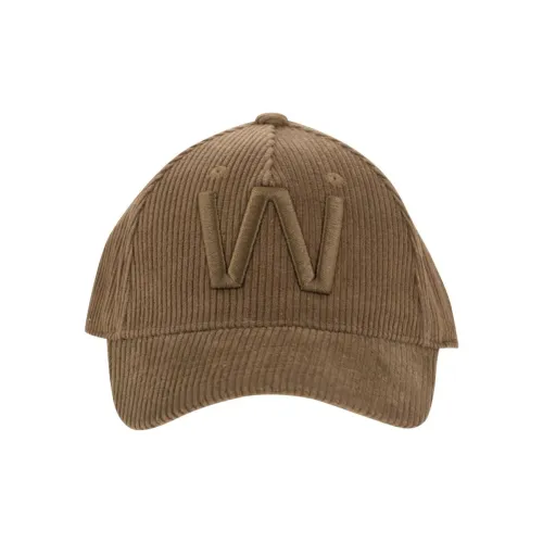 WEEKEND MaxMara Вельветовые Кепки Женские Коричневые