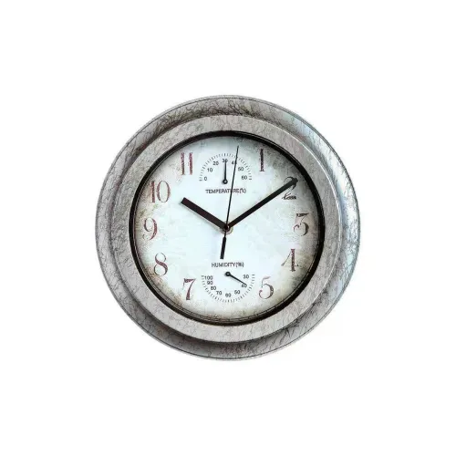 Nolros Кварцевый механизм Стена Часы Унисекс Белый