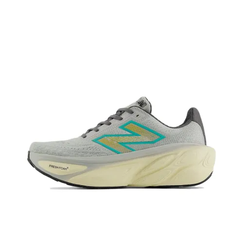 New Balance NB Fresh Foam X More v5 Противоскользящее покрытие Низкие кеды для бега по пересеченной местности Мужские Серые