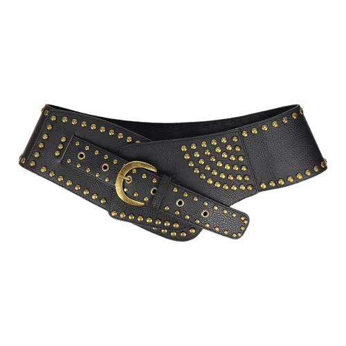 DIQIE Американский винтаж Корсетный пояс Большой ремень Индивидуальный Западный стиль Широкий Нерегулярный дизайн