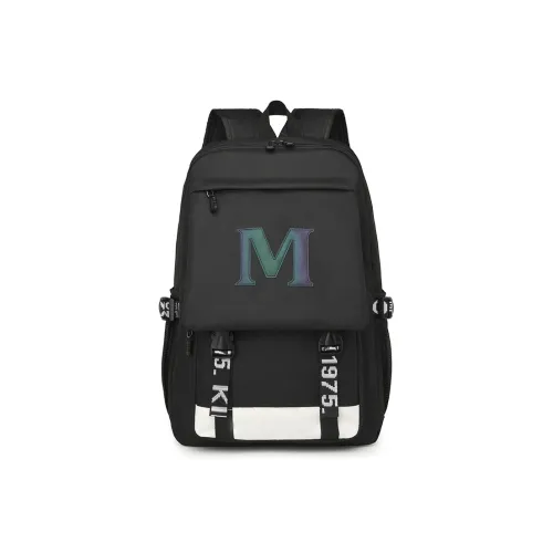 Dusen Kangaroo Нейлон Рюкзак Стандартный Унисекс Черный