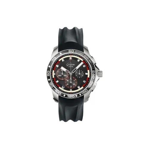 GLASHUTTE ORIGINAL SPORT EVOLUTION Автоматический Механический Часы Мужские 46 мм Черный Циферблат