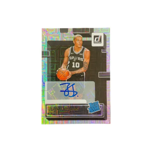 PANINI 2022 23 Звезда Карта Jeremy Soong Spurs RC Новые Звезды Durex MOJO Fold Подписанная Карта Спортивные Карты 1 шт