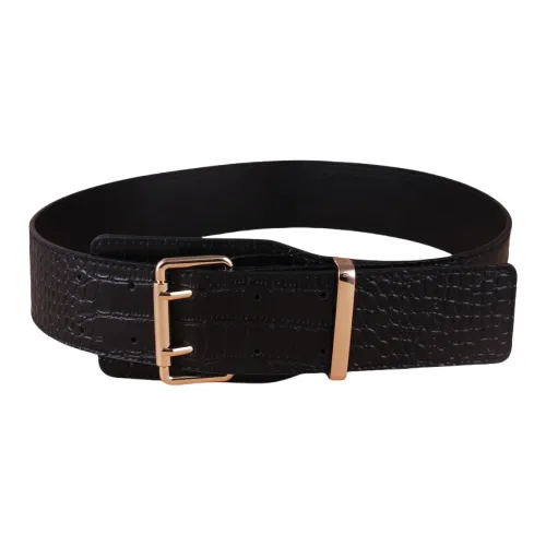 Emperor Penguin Belted Обхват талии OVERSIZED Dressy Топ с декоративным флиром Кожаные ремни Женские 4,5 см